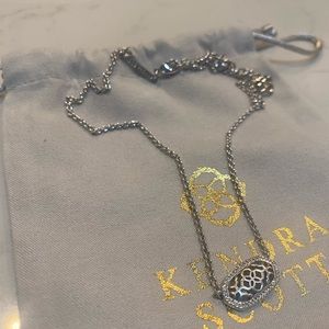 FLASH SALE: Silver Elisa Necklace - Filigree